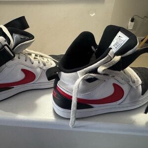 Nike Kids Shoes Black and Red